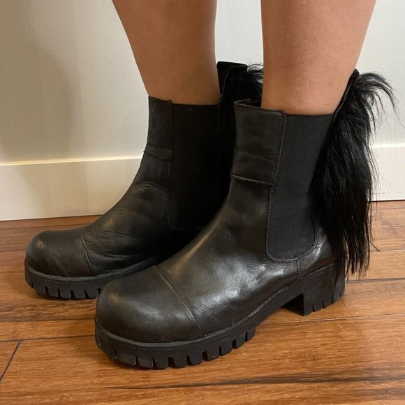 Papucei Handcrafted Ponytail Chelsea Boots -39- - Picture 7 of 17